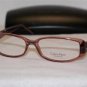 New Calvin Klein Eyeglass Mod. 668 Col. Wine (142) W/STONES! 53-15-130 & Case