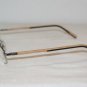 New BCBG Maxazria Cyprus Gunmetal Eyeglasses: Mod. Cyprus 52-18 & Case