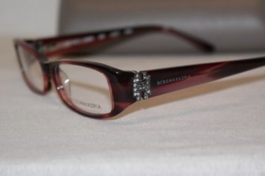 Brand New BCBGMaxazria Eyeglass Mod. Lucy W/ Stones! Col. Win 51-16-135 &Case