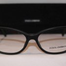 Brand New DOLCE&GABBANA Eyeglass Mod. DG 3136  Col. 1934 Sz. 55-16-140 & Case