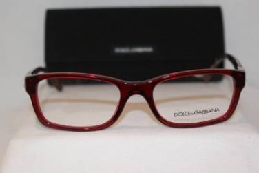 Brand New DOLCE&GABBANA Eyeglass Mod. DG 3170 Col. 2736 Sz. 51-18-135 & Case