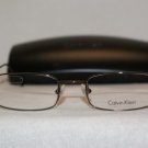 Brand New Calvin Klein 193 Brown 509 Eyeglasses: Mod. 193 49-19 & Case