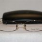 Brand New Calvin Klein 193 Brown 509 Eyeglasses: Mod. 193 49-19 & Case