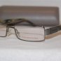 Brand New BCBGMaxazria Eyeglass Mod. Gino Col. Gun 52-17-140 & Case