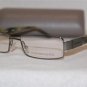 Brand New BCBGMaxazria Eyeglass Mod. Gino Col. Gun 52-17-140 & Case