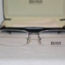 Brand New Boss Eyeglass Mod. 0074 Col. 0KJ1 Dark Ruthenium 53-17-135 &Case
