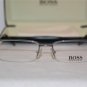 Brand New Boss Eyeglass Mod. 0074 Col. 0KJ1 Dark Ruthenium 53-17-135 &Case