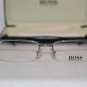 Brand New Boss Eyeglass Mod. 0074 Col. 0KJ1 Dark Ruthenium 53-17-135 &Case