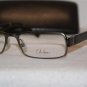 Brand New Cole Haan Eyeglass Mod. CH 203 Col. Pewter 55-17-140 & Case