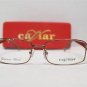 Brand New Caviar Eyeglass Mod. 1596 Col. C16 55-16 WOODEN TEMPLES & Case