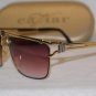 Brand New Black/Gold/Silver Caviar Sunglass Mod.7355 A & Case