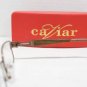 Brand New Caviar Eyeglass Mod. M1597 Col. C16 Size 53-18 WOODEN TEMPLES! & Case