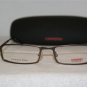 Brand New Carrera 7523 Matte Brown 01J0 Eyeglasses: Mod. 7523 53-18 & Case