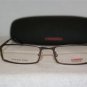Brand New Carrera 7523 Matte Brown 01J0 Eyeglasses: Mod. 7523 53-18 & Case
