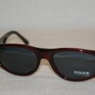 Brand New Bordeaux Police Sunglass Mod.1238 COL. 848 & Case