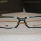 Brand New Clear Ice Blue Giorgio Armani Eyeglass Mod. GA 13 Col. 8A8 52-15& Case