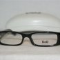 Brand New D&G Dolce & Gabbana Black Eyeglasses: Mod. DD 1163 (501) 50-15 & Case