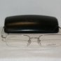 Brand New Calvin Klein Silver 408 46-19 Eyeglasses: Mod. 408 (565) & Case