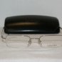 Brand New Calvin Klein Silver 408 46-19 Eyeglasses: Mod. 408 (565) & Case