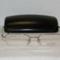 Brand New Calvin Klein Silver 408 46-19 Eyeglasses: Mod. 408 (565) & Case
