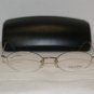 Brand New Calvin Klein 161 Silver 48-19 Eyeglasses: Mod. 161 (565) 48-19 & Case