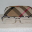 Brand New Burberry 1146 Silver 1045 Eyeglasses: Mod. 1146 (1045) 50-17 & Case
