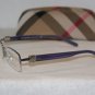Brand New Burberry 1146 Silver 1045 Eyeglasses: Mod. 1146 (1045) 50-17 & Case