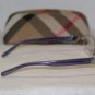 Brand New Burberry 1146 Silver 1045 Eyeglasses: Mod. 1146 (1045) 50-17 & Case