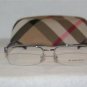 Brand New Burberry 1146 Silver 1045 Eyeglasses: Mod. 1146 (1045) 50-17 & Case