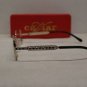 Brand New Caviar Eyeglass Mod. M5774 Col.Black/Gold  52-14 WITH STONES! & Case