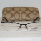 Brand New Coach Hailey Black 50-16 Eyeglasses: Mod. Hailey & Case