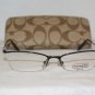 Brand New Coach Hailey Black 50-16 Eyeglasses: Mod. Hailey & Case