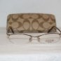 Brand New Coach Jillian Sand 49-17 Eyeglasses: Mod. Jillian 49-17 & Case