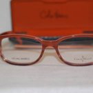 Brand New Cole Haan Eyeglass Mod. 961 Col.Salmon Horn W/ Wood!! 53-17-145 & Case