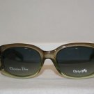 Brand New Christian Dior Wiz Brown/Green 26K Sunglasses: Mod. Wiz 55-19 &Case