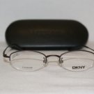 Brand New DKNY 6613 Titanium Brown 47-19 Eyeglasses: Mod. 6613 & Case