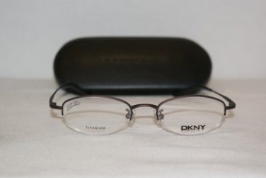 Brand New DKNY 6613 Titanium Brown 47-19 Eyeglasses: Mod. 6613 & Case