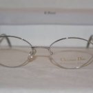 Brand New Christian Dior Eyeglass Mod. 3562 Col. 52K Rhod Silver 51-19-130 &Case
