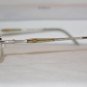 Brand New Christian Dior Eyeglass Mod. 3562 Col. 52K Rhod Silver 51-19-130 &Case