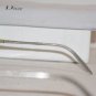 Brand New Christian Dior Eyeglass Mod. 3562 Col. 52K Rhod Silver 51-19-130 &Case