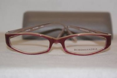 Brand New BCBGMaxazria Eyeglass Mod. Vittoria Col. Rose 51-16-130 & Case