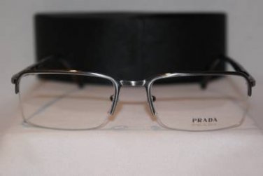 Brand New PRADA Eyeglass Mod. VPR 59Q  Col. 75S-1O1  Sz. 55-19-140 & Case