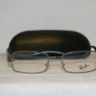 Brand New Ray Ban 6051 Shiny Gunmetal 51-18 Eyeglasses: Mod. 6051 (2502) & Case