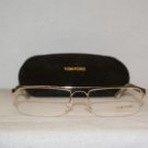 Brand New Tom Ford 5079 Shiny Gold 55-17 Eyeglasses: Mod. 5079 (772) & Case
