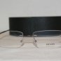 Brand New Prada VPR52P Silver LAQ-1O1 Eyeglasses: Mod. VPR 52P 53-17 & Case