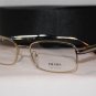 Brand New PRADA Eyeglass Mod. VPR 57N Col. ZVN-1O1 Sz. 52-18-140 & Case