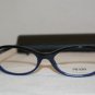 Brand New Prada VPR05O Black Blue EAF-1O1 Eyeglasses: Mod. VPR 05O 51-16 & Case