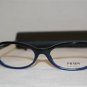 Brand New Prada VPR05O Black Blue EAF-1O1 Eyeglasses: Mod. VPR 05O 51-16 & Case