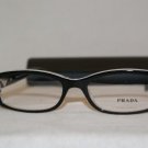 Brand New Prada VPR10N Black ABY-1O1 Eyeglasses: Mod. VPR 10N 51-16 & Case