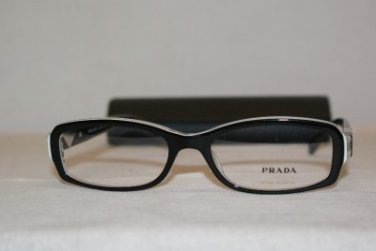 Brand New Prada VPR10N Black ABY-1O1 Eyeglasses: Mod. VPR 10N 51-16 & Case